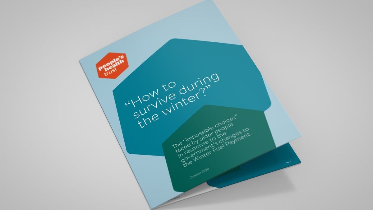 Older people ask how to survive winter