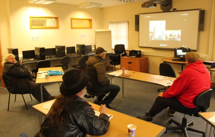 Members of the Local Conversation project in Caia Park, Wrexham, funded by People's Health Trust