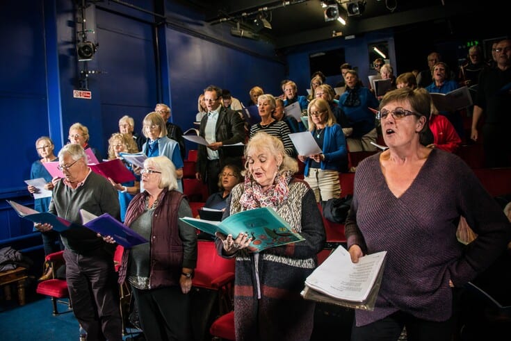 Members of the Voice cLoud CIC's "singing for wellbeing" project based in Lowestoft and Waveney