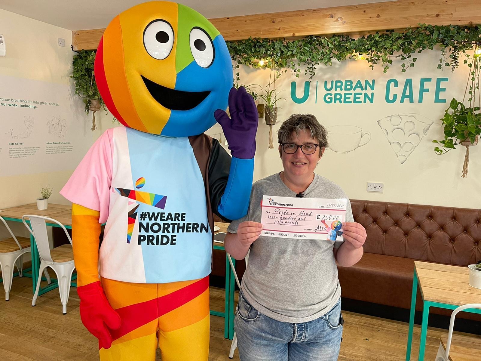 Representatives from Pride in Mind, funded by People's Health Trust