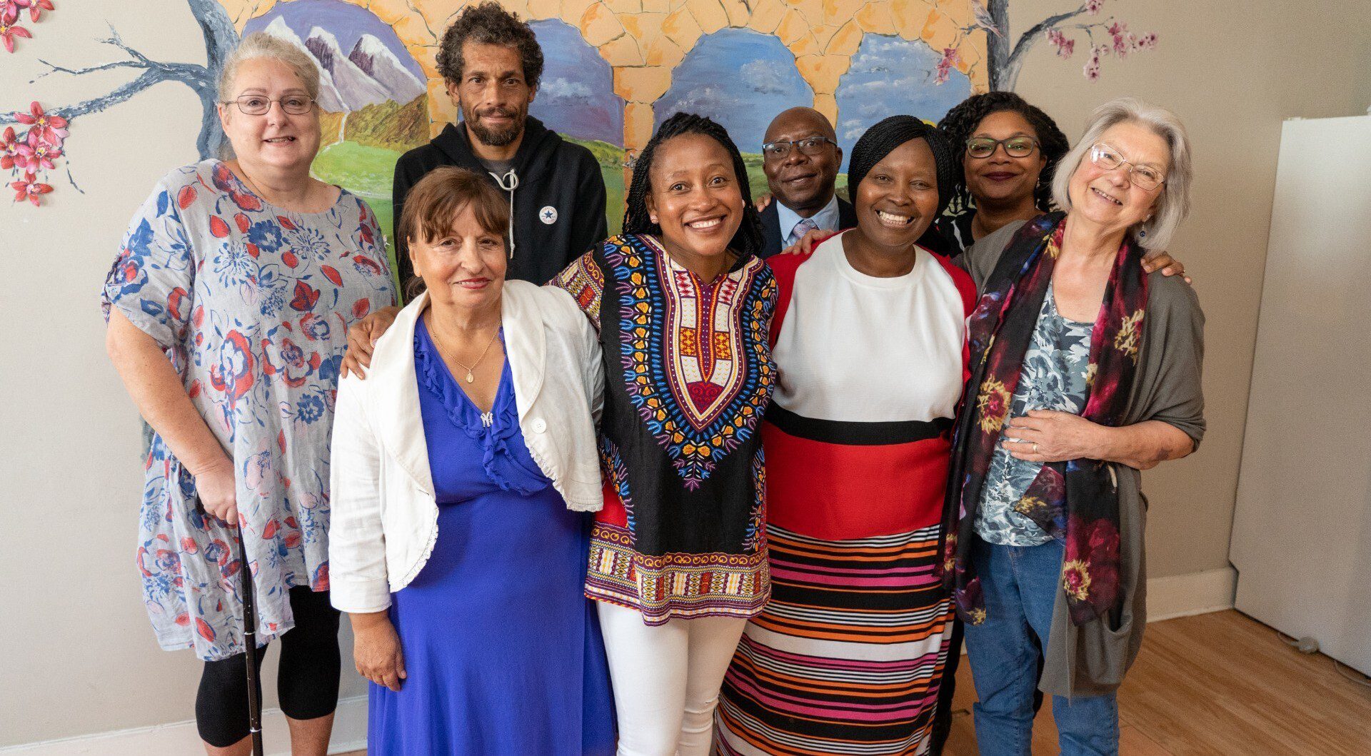 Members of CAST - Communities and Sanctuary-seekers Together's 'The Ubuntu Project'