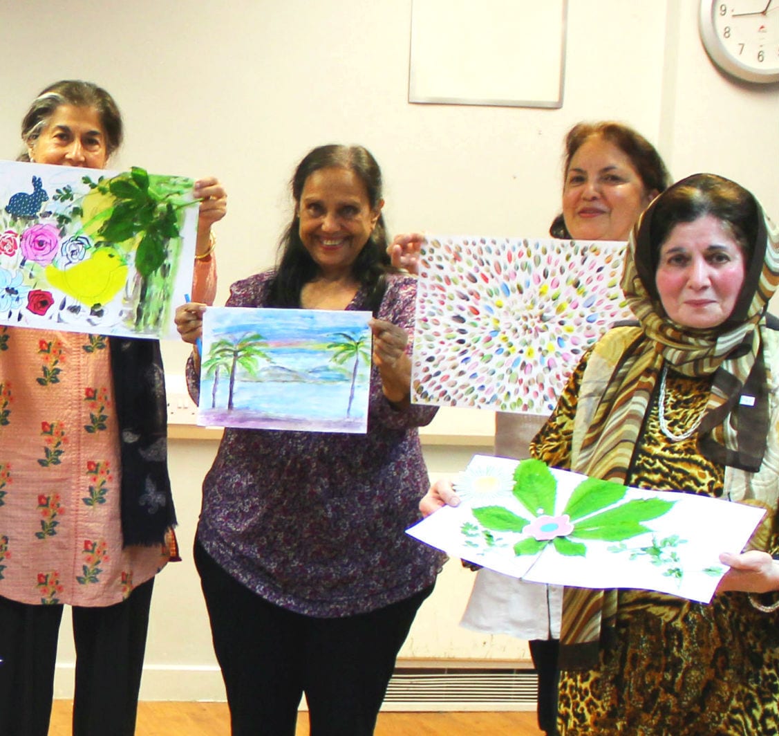 Members of the Asian Resource Centre of Croydon's Visible Elders Group