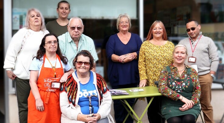 Members of Crafty Fox Cafe and Hub
