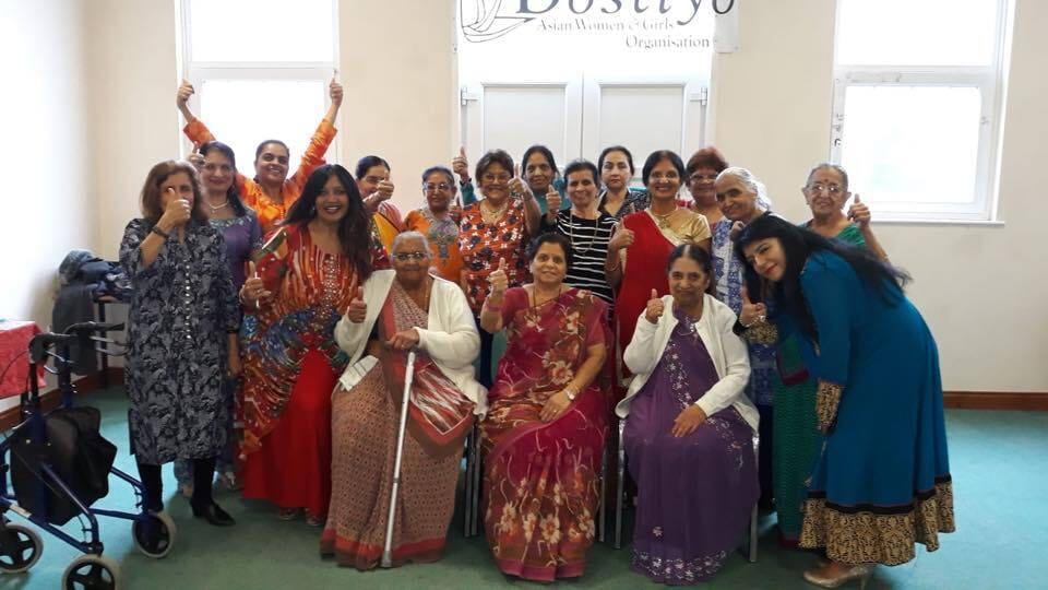 Project members from Dostiyo - Asian Women and Girls Organisation