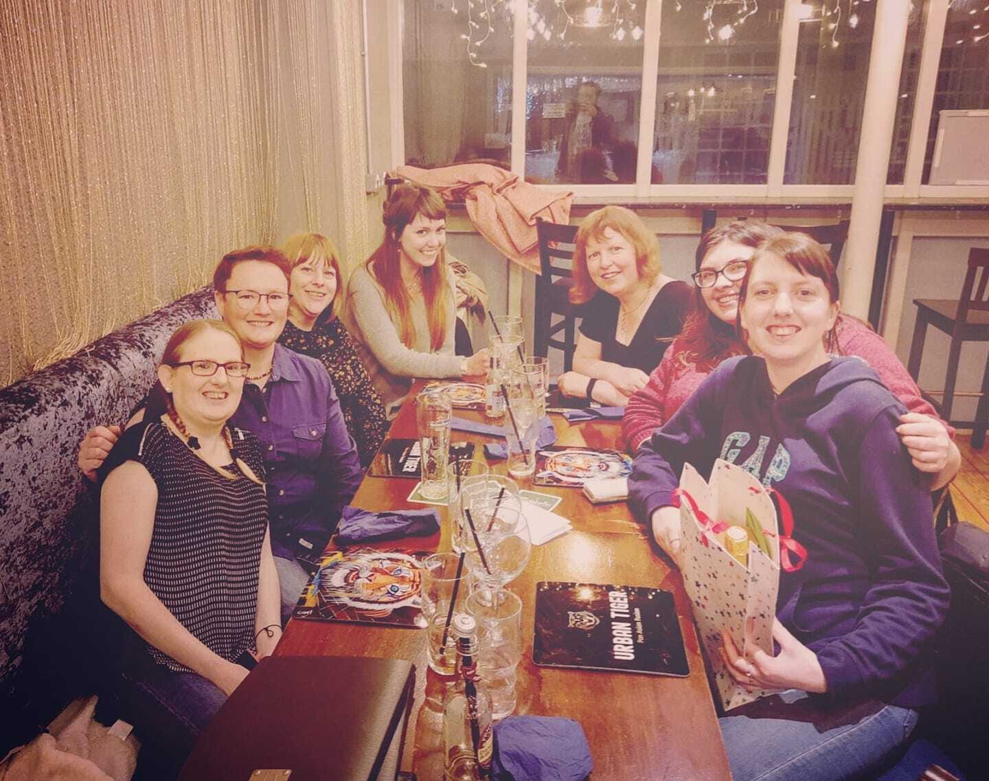 The Let's Talk Holyhead members on an outing.