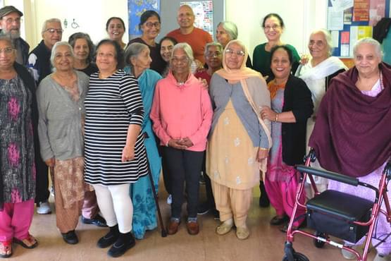 Members of Indian Community Association's Ek Saath - Community Together project