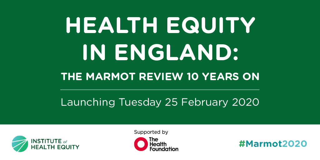 Health Equity in England: The Marmot Review 10 Years On graphic