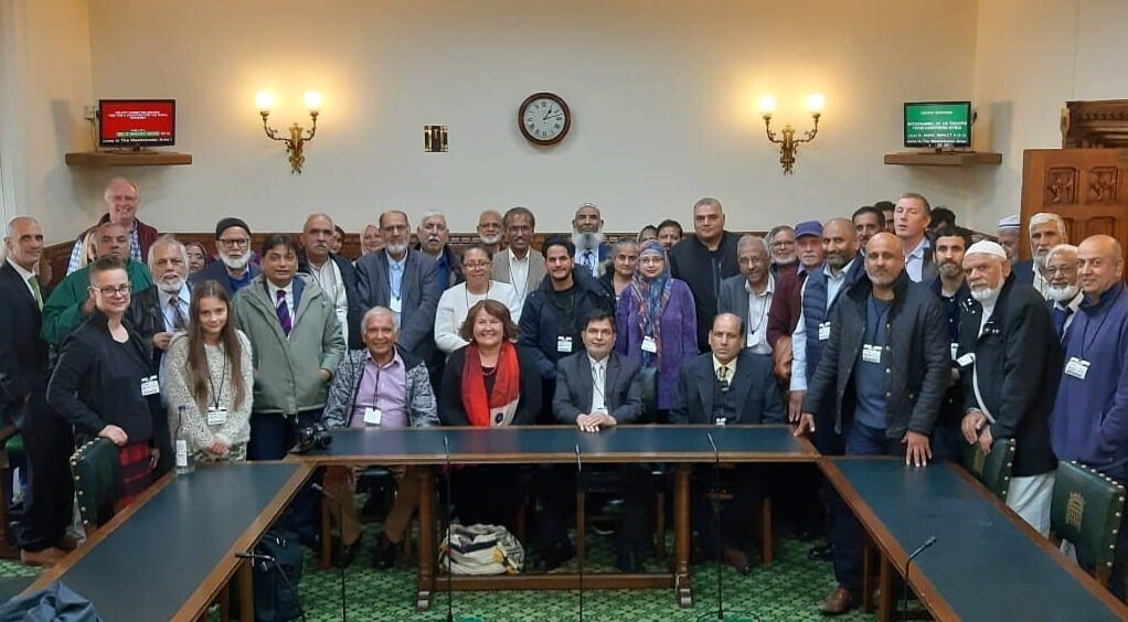 Members of Pakistan Association Huddersfield's 'Young Again' project visit the House of Commons in London