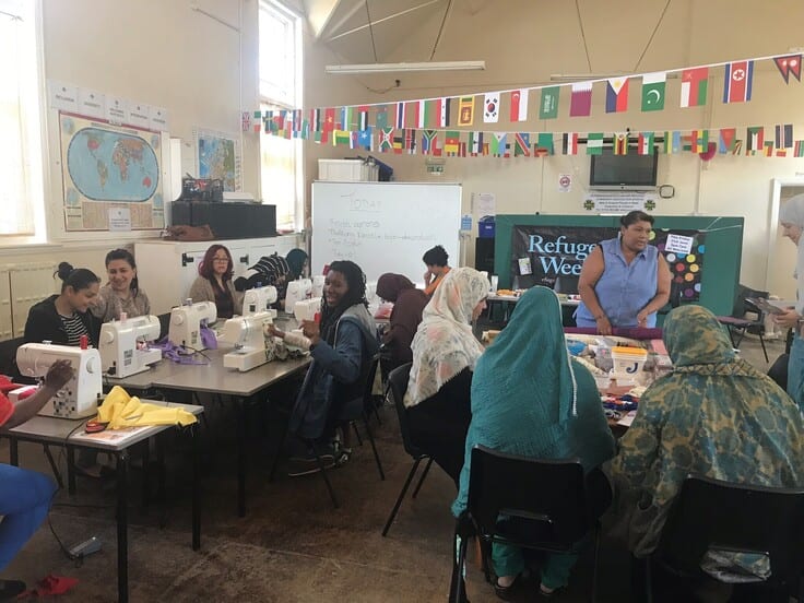 Members of African Community Heritage Hub Ltd's ‘Second Stitch’ project
