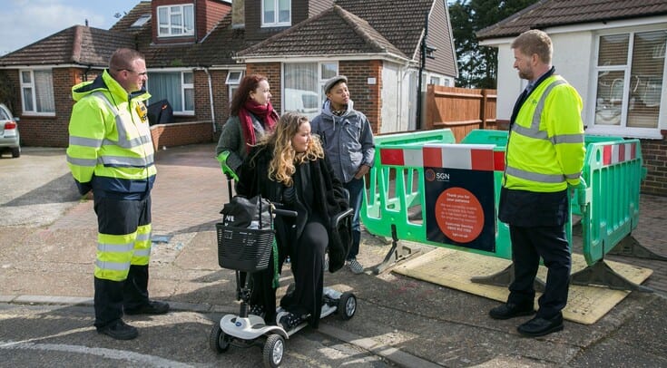 Members of the Local People project in Brighton supported by Scope