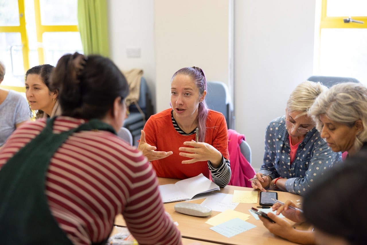 Members of English for Action's Language for Change project