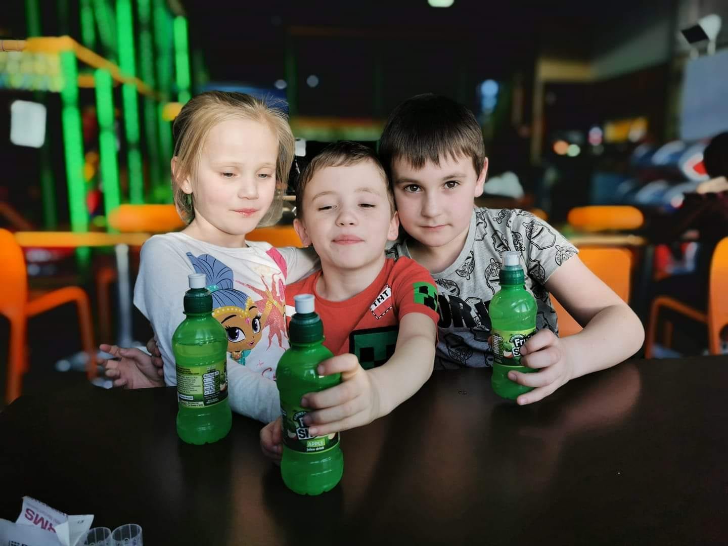 Three young participants of ASD Family Help
