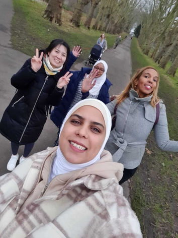 picture for projectStory: Four women pose for a selfie on a walk picture for projectStory: Four women pose for a selfie on a walk